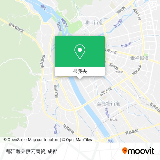 都江堰朵伊云商贸地图