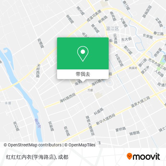 红红红内衣(学海路店)地图