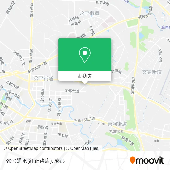 强强通讯(红正路店)地图
