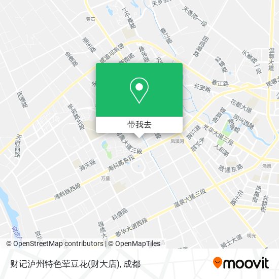 财记泸州特色荤豆花(财大店)地图