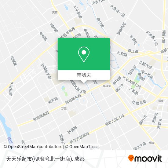 天天乐超市(柳浪湾北一街店)地图