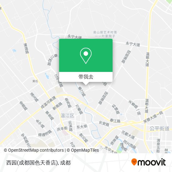 西园(成都国色天香店)地图