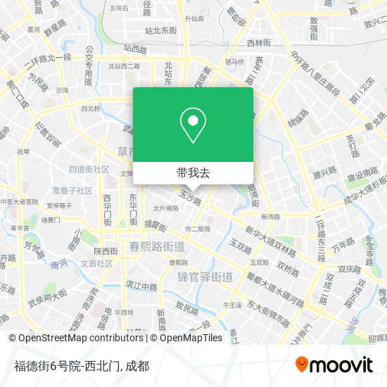 福德街6号院-西北门地图