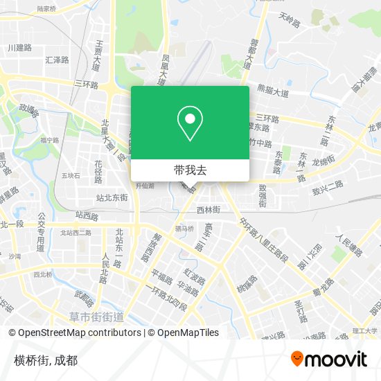 横桥街地图