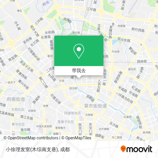小徐理发室(木综南支巷)地图