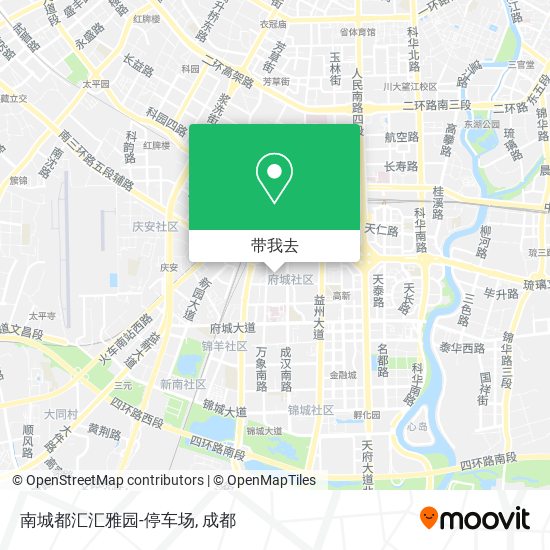 南城都汇汇雅园-停车场地图