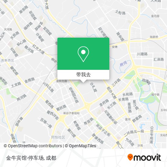 金牛宾馆-停车场地图
