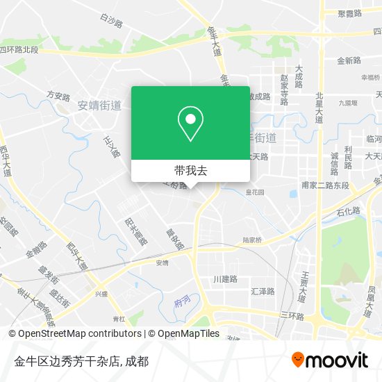 金牛区边秀芳干杂店地图