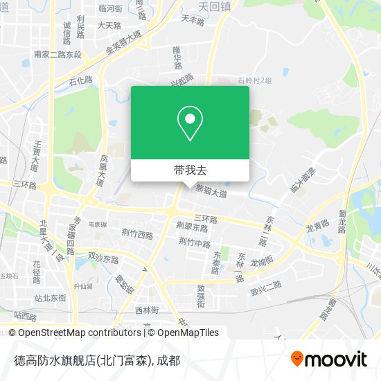 德高防水旗舰店(北门富森)地图