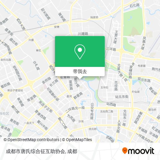 成都市唐氏综合征互助协会地图