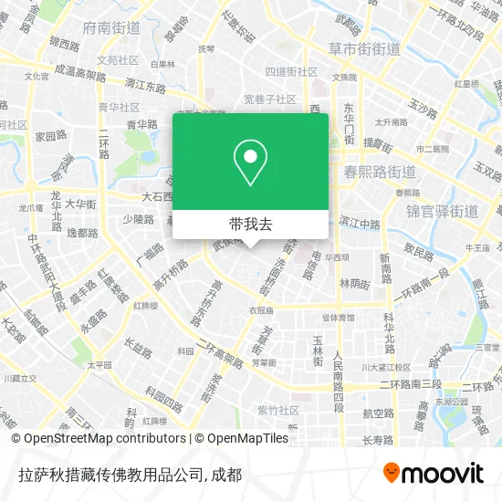拉萨秋措藏传佛教用品公司地图