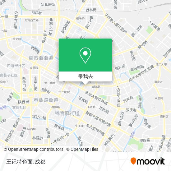 王记特色面地图