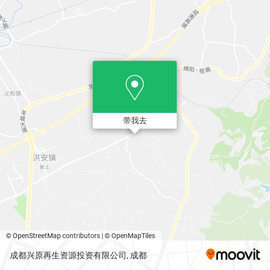 成都兴原再生资源投资有限公司地图