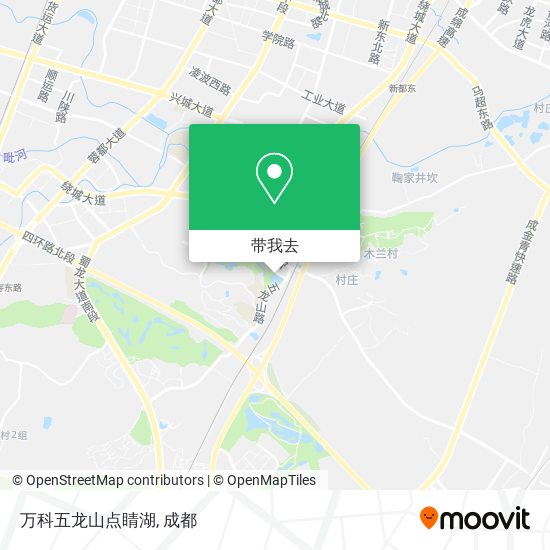万科五龙山点睛湖地图