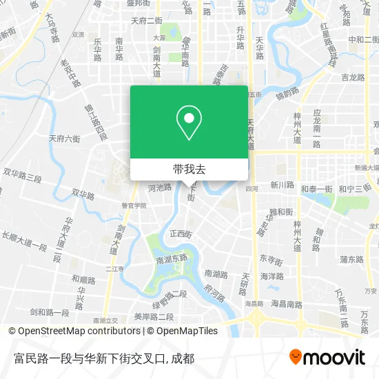 富民路一段与华新下街交叉口地图