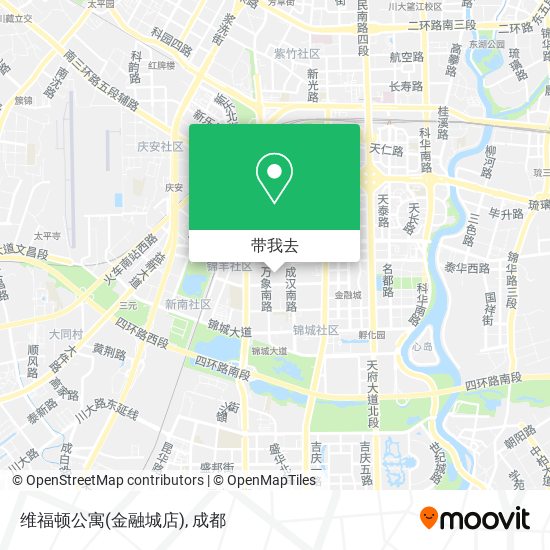 维福顿公寓(金融城店)地图