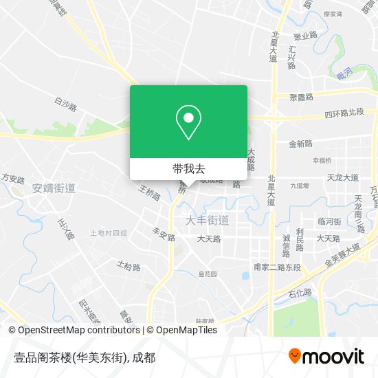 壹品阁茶楼(华美东街)地图
