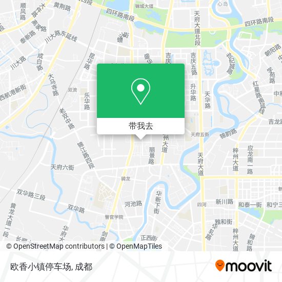 欧香小镇停车场地图