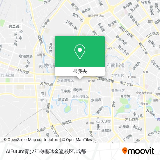 AIFuture青少年橄榄球金鲨校区地图