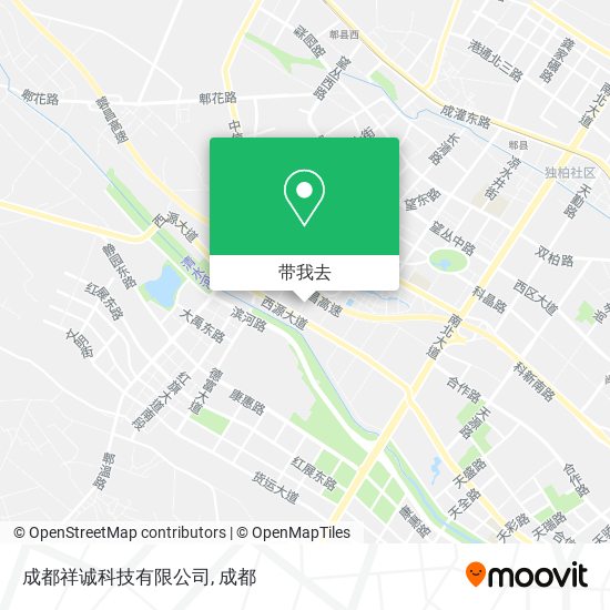 成都祥诚科技有限公司地图