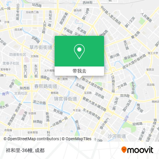 祥和里-36幢地图
