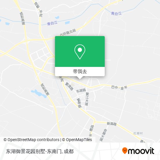 东湖御景花园别墅-东南门地图