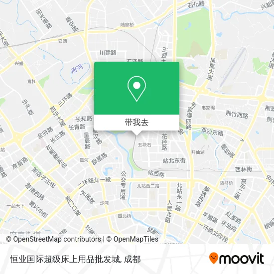 恒业国际超级床上用品批发城地图