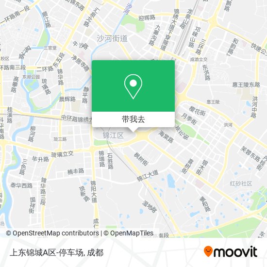 上东锦城A区-停车场地图