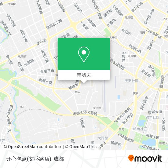 开心包点(文盛路店)地图