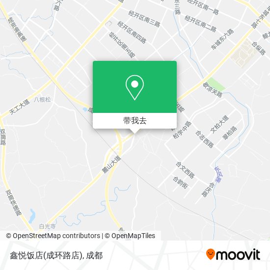 鑫悦饭店(成环路店)地图