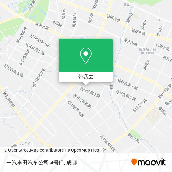 一汽丰田汽车公司-4号门地图