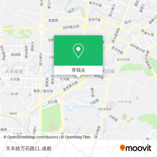 天丰路万石路口地图