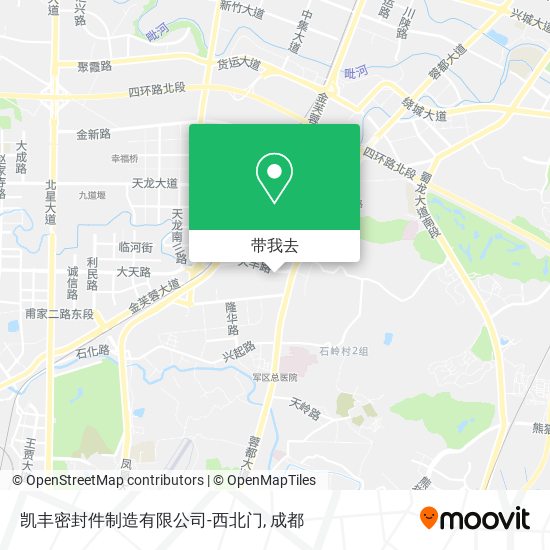 凯丰密封件制造有限公司-西北门地图