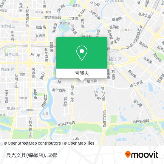 晨光文具(锦馨店)地图