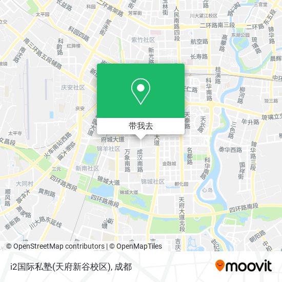 i2国际私塾(天府新谷校区)地图