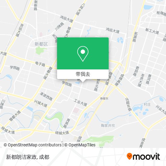 新都朗洁家政地图