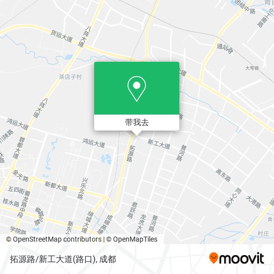 拓源路/新工大道(路口)地图