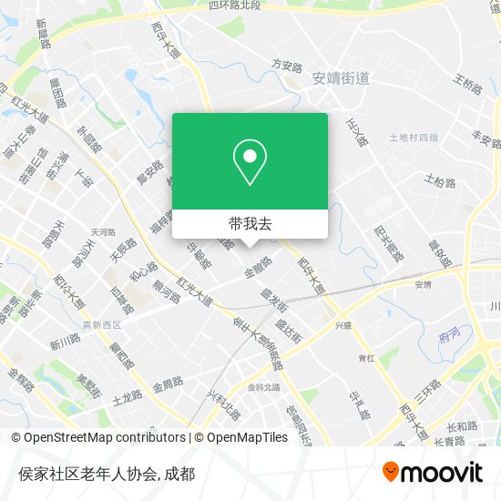侯家社区老年人协会地图