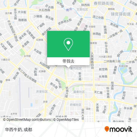 华西牛奶地图