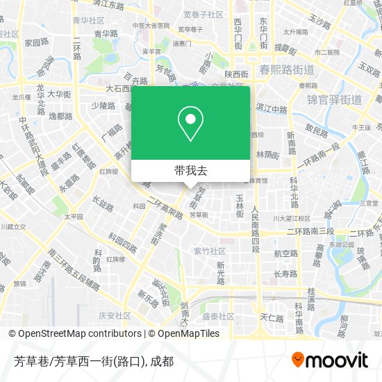 芳草巷/芳草西一街(路口)地图