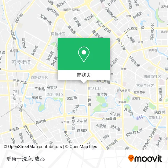 群康干洗店地图