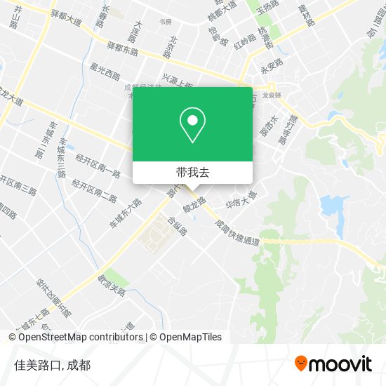 佳美路口地图