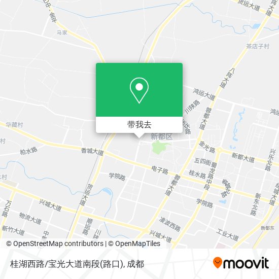桂湖西路/宝光大道南段(路口)地图