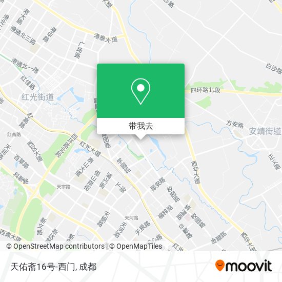 天佑斋16号-西门地图