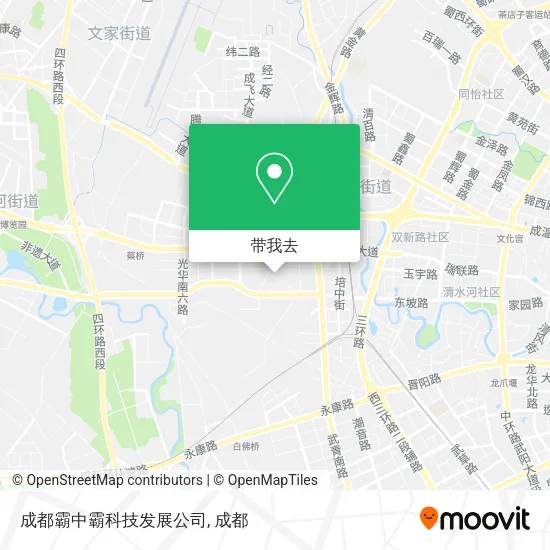 成都霸中霸科技发展公司地图