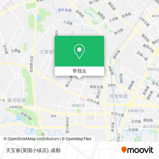天宝春(英国小镇店)地图