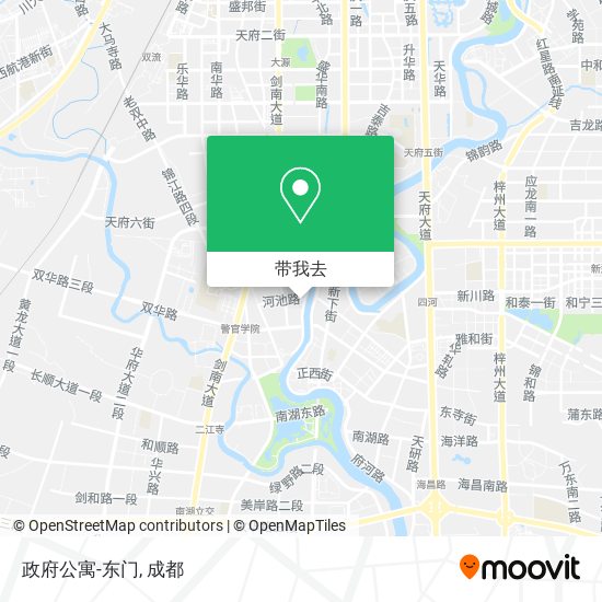 政府公寓-东门地图