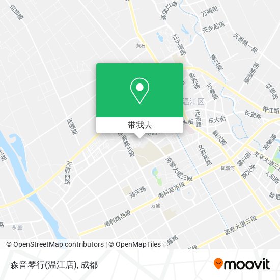 森音琴行(温江店)地图
