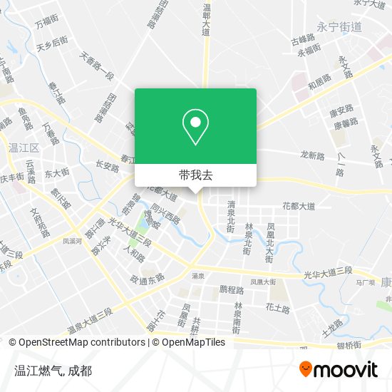 温江燃气地图