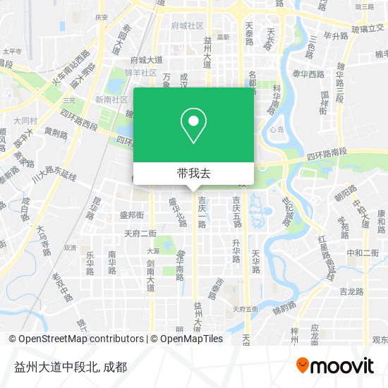 益州大道中段北地图